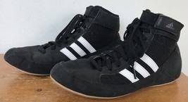 Adidas PYA 046001 High Top Lace Combat Speed Wrestling Shoes Sneakers 6 38 - $95.03 CAD