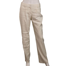 Lands&#39; End Women Size 2 Petite, Career Linen Trouser Pants, Unhemmed, Of... - $32.99