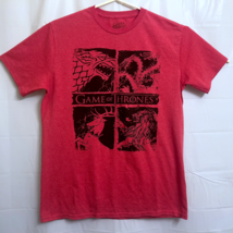 2017 Game of Thrones T-Shirt Men&#39;s Large L Red - £3.89 GBP