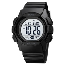 Waterproof Men Watches Fashion Electronic Digital Display Clock Watch Men&#39;s Bran - £32.66 GBP
