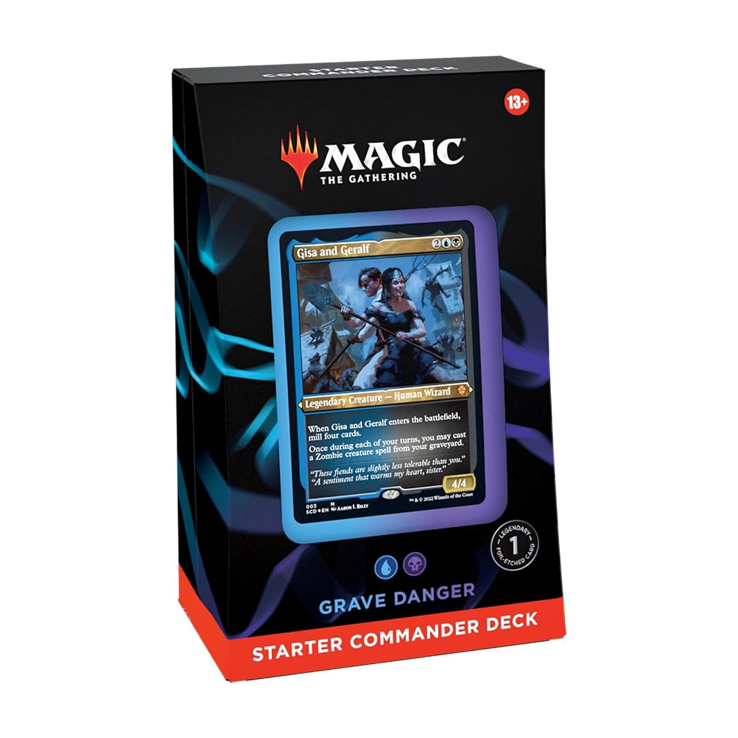 Magic: The Gathering Starter Commander Deck  Grave Danger (Blue-Black)