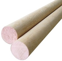 Two (2) Kiln Dried Round White Ash Turning Lathe Wood Blanks Lumber 2 1/2 X 36" - $47.95