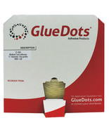 Glue Dots Medium Tack Low Profile 1/2  Clear 4000/Case GD102 - $41.58