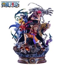 Anime One Piece Captain Kid Trafalgar D.Water Law Monkey D.Luffy Figures Toys - £31.89 GBP