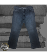 Jordache Premium Womens Stretch Pockets Boot Cut Denim Jeans Size 16 Reg... - £19.61 GBP