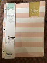 2023 Planner Monthly 8.5&quot;x11&quot; Rugby Stripe Blush - Day Designer - $9.95