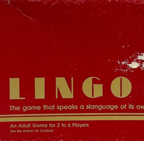 1985 Lingo Vintage Word Board Game Slang And Language Complete Western BGS - £19.65 GBP