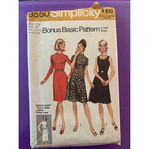 Vintage Misses Simplicity Dress Pattern #9550 Sz 24.5 - £4.15 GBP