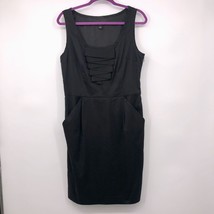 Ann Taylor Dress Womens 10 Used Black Sleeveless Lined Career - £14.00 GBP