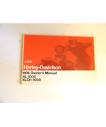 Harley Davidson Motorcycles 1976 AMF XL-1000 XLCH-1000 Owner&#39;s Manual - $45.54