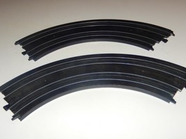 TYCO MODEL MOTORING  - 2 CURVE TRACK SECTIONS - 9&quot; RADIUS - 1/4 CIRCLE -... - £3.47 GBP
