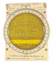 1965 Aero Products E6-3B Wind-Triangle &amp; Time-Speed-Distance Computer - $27.84