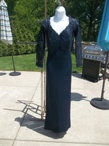 NWT TADASHI SHOJI GORGEOUS NAVY FORMAL GOWN 12 - $199.99