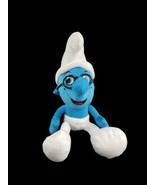 The Smurfs Brainy Smurf Blue Plush Stuffed Animal Toy Doll  - £15.60 GBP