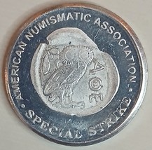 1x 2025 ANA NATIONAL COIN WEEK. Athena Owl  Tetradrachm. Steamboat Willi... - $9.87