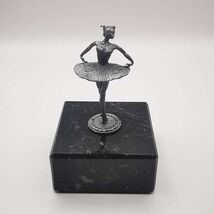 Exclusive Vintage Figurine "Ballerina" Handmade Tin,Marble 375g - $120.00