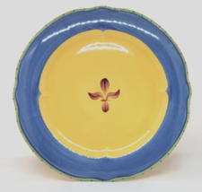 FOUR Pfaltzgraff Secrets Of Pistoulet Fleur De Lis 11” Dinner Plates Jan... - £31.87 GBP
