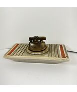 Vintage Desk Lighter F.M.C. Ceramics 1960 1960s Cigarettes Lighter - $15.10