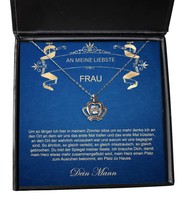 Weihnachtsgeschenk Frau | Frau Geburtstagsgeschenk | Krone Halskette vergoldet | - £39.65 GBP