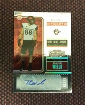 2018 Panini Contenders Draft Picks College Bowl Ticket /99 David Wells #207 Auto - £10.10 GBP