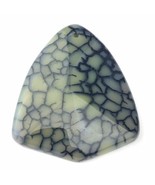 Dragonfly Vein Wing Agate Pendant Stone Shield Shape - £12.44 GBP