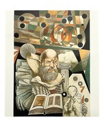 Vtg Siegfried Gerhard Reinhardt Lithograph Industry Abstract Art Print 1... - $26.65 CAD