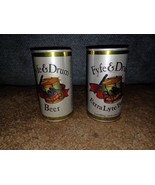 2 Fyfe &amp; Drum Beer Cans Extra Lyte 12 Oz Vintage VTG Empty Used Man Cave... - $14.84