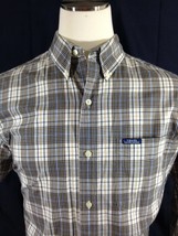 Chaps By Ralph Lauren Mens Long Sleeve Button Down Shirt Brown Size Medium - £13.50 GBP