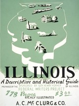 2655.Illinois a descriptive and historical guide 18x24 Poster.Bedroom Decorative - £22.03 GBP