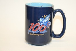 Walt Disney World 100 Years of Magic Anniversary 3D Blue Coffee Mug Cup ... - £10.95 GBP