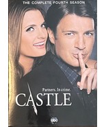 5 DVD Castle Season 4: Nathan Fillion Stana Katic Susan Sullivan Molly C Quinn - $6.29