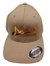 A&amp;R Construction Hat FLEXFIT L/XL fitted Baseball Cap Tan New old stock ... - £8.26 GBP