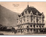 Hotel Victoria Brigue Switzerland UNP DB Postcard Y11 - $5.89