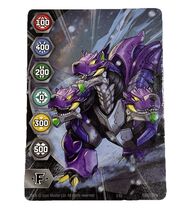 BAKUGAN Armored Alliance Darkus Aquos Howlkor Serpinteze Metal Gat Card 008 - $6.64