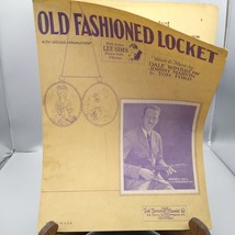 Vintage Ukelele Sheet Music, Old Fashioned Locket by Wimbrow Marvin and Ford - £9.91 GBP