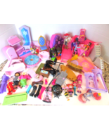 Lot of Mixed Toys Parts Barbie Wood Doll Furniture &amp; Figures LOOK - $15.79