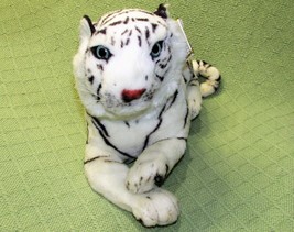 Royal Plush White Tiger Realistic Stuffed Animal 15&quot; Paw To Rump With Hang Tag - £8.92 GBP