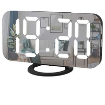 Digital Alarm Clock,6&quot; Large LED Display with Dual USB Charger Ports | Auto Dimm - £68.46 GBP