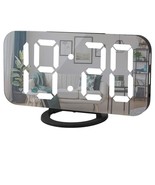 Digital Alarm Clock,6&quot; Large LED Display with Dual USB Charger Ports | A... - £65.03 GBP