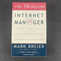 The 10-Second Internet Manager Unabridged Audiobook Mark Breier Cassette... - £12.58 GBP