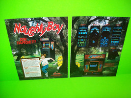 NAUGHTY BOY 1982 Video Arcade Game Magazine Print Ad Retro Vintage Artwork - £12.53 GBP