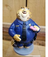 4&quot; CLAWHAUSER Disney ZOOTOPIA Cheetah Police TOY PVC FIGURE Cake Topper ... - €14,43 EUR