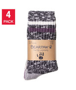 Ladies&#39; BearPaw Boot Socks, 1614698 Blue or Black 4 Pairs PK New Size 5-10 - £15.94 GBP