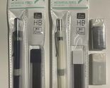Lot of (2) 2mm Mechanical Pencils HB No.6 &amp; (2) Erasers (New) - $18.00