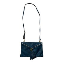 Borse in Pelle Blue Crossbody Leather Envelope Clutch Bag Purse Made in ... - £17.23 GBP