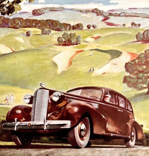 Primary image for Cadillac Series 60 Touring Sedan 1937 Advertisement Automobilia Lithograph HM1C