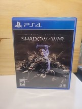 Shadow Of War Middle Earth PS4 Game Complete CIB Tested Works Great  - £9.63 GBP