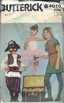 BUTTERICK PATTERN 4010 A SIZE 1/2-1-2 3-4 TOD COSTUMES PETER PAN FAIRY P... - $5.00