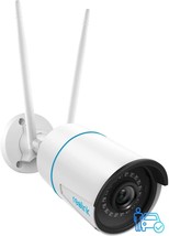 The Reolink Plug-In Outdoor Wifi Security Camera, 5Mp Hd Dual Band Wired... - £57.04 GBP
