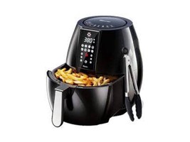 Sboly 8-IN-1 Air Fryer 6.3 Qt with LCD Digital Touch Screen Cooking Tong Recipe  - £54.16 GBP
